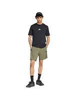 Pánské šortky Essentials 3Stripes Chelsea Lite Woven v olivové barvě model 22546116 - ADIDAS Pánské šortky Essentials 3Stripes Chelsea Lite Woven v olivové barvě model 22546116 - ADIDAS