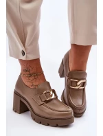 polobotky na sloupku s ozdobou tmavě hnědou model 21630096 - Boto