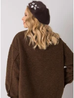Dámská čepice model 17607948 1 tmavě hnědá - FPrice