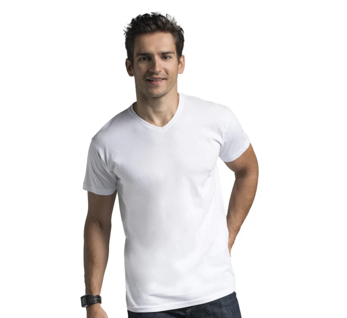 Pánske tričko M V-NECK 22155 - Promostars