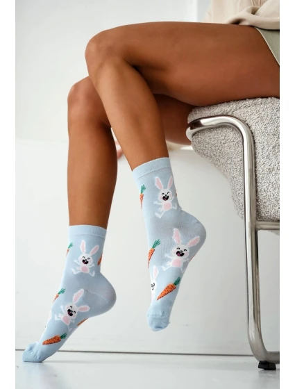 Milena ponožky 0200-218 Králiky a mrkva 37-41