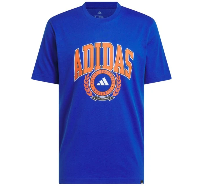 Pánske tričko adidas Varsity Crest blue JN2515 Pánske tričko adidas Varsity Crest blue JN2515