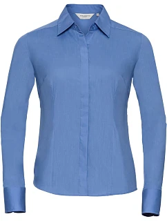 Russell Athletic 924F Popelínová blúzka s dlhými rukávmi 11.924F corporate blue