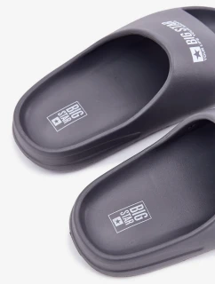 Pánske penové papuče s logom Big Star - sivé