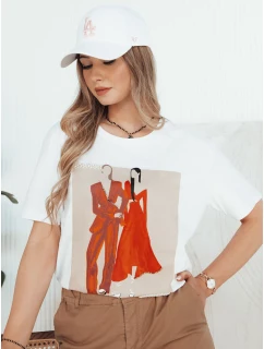 Dámské tričko bílé Dstreet model 21976518 - FashionStreet