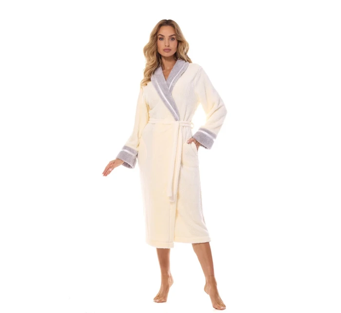 Dlouhý dámský župan 2409 model 20207311 M2XL - L&L