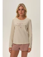 Henderson Dámske pyžamo 41868 Freja long/r S-2XL