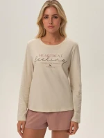 Henderson Dámske pyžamo 41868 Freja long/r S-2XL