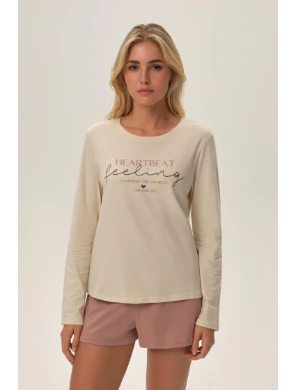 Henderson Dámske pyžamo 41868 Freja long/r S-2XL