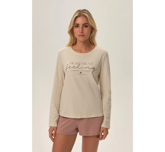 Henderson Dámske pyžamo 41868 Freja long/r S-2XL