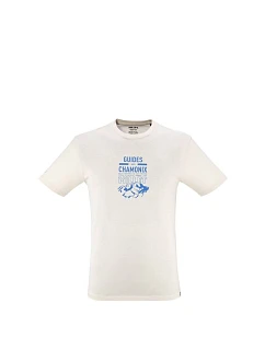 Pánske tričko MILLET Cdg Chamonix Logo Ts Ss M, béžové