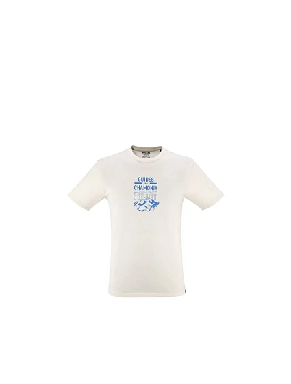 Pánske tričko MILLET Cdg Chamonix Logo Ts Ss M, béžové