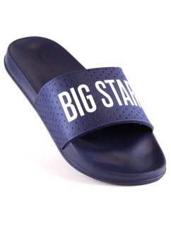 Big Star M INT1905C tmavo modré penové športové žabky
