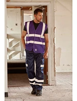 HVW 120 HiVis síťovaná bezpečnostní vesta model 22502279 royal blue - Yoko HVW 120 HiVis síťovaná bezpečnostní vesta model 22502279 royal blue - Yoko