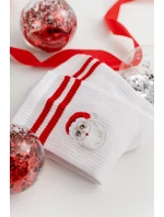 Steven Veselé Vianoce 136 farba:biela- Santa Claus