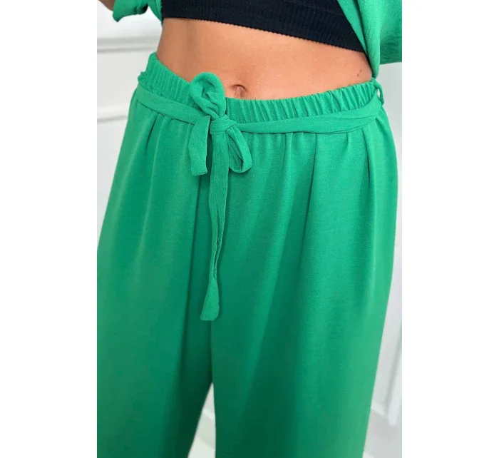 Souprava halenky a kalhot zelená Souprava halenky a kalhot zelená