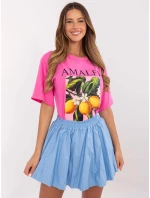 Sukňa MI SD 2547.24 svetlomodrá