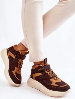 Dámská sportovní obuv Memory Foam System Big Star KK274404 Hněde