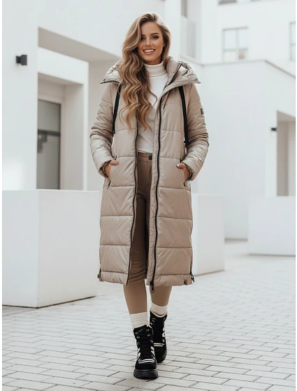 Dámska prechodná bunda ORVITA TY5026 béžová - FashionStreet Dámska prechodná bunda ORVITA TY5026 béžová - FashionStreet