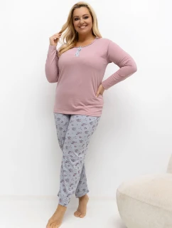 ~Plus Size Pyžamo model 221196 Forever Pink
