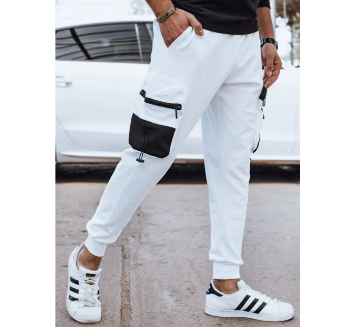Pánské tepláky white Dstreet model 21976885 - FashionStreet