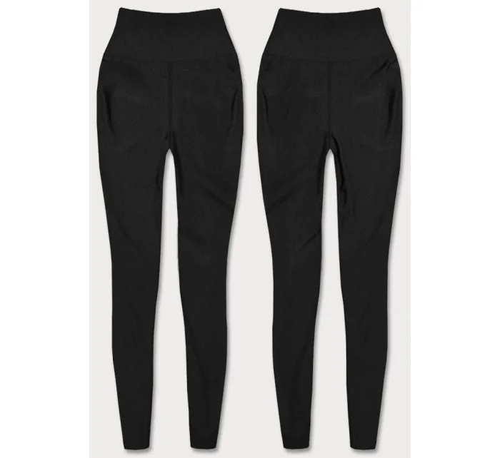 Klasické čierne legíny - lycra (HH040-1)