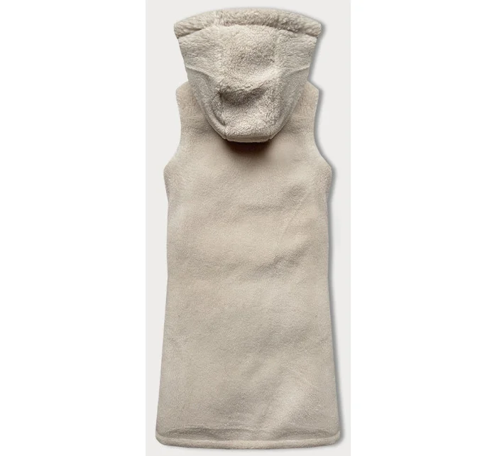 Čierna obojstranná dámska vesta z jahňacieho mäsa J Style (16M9166-392)