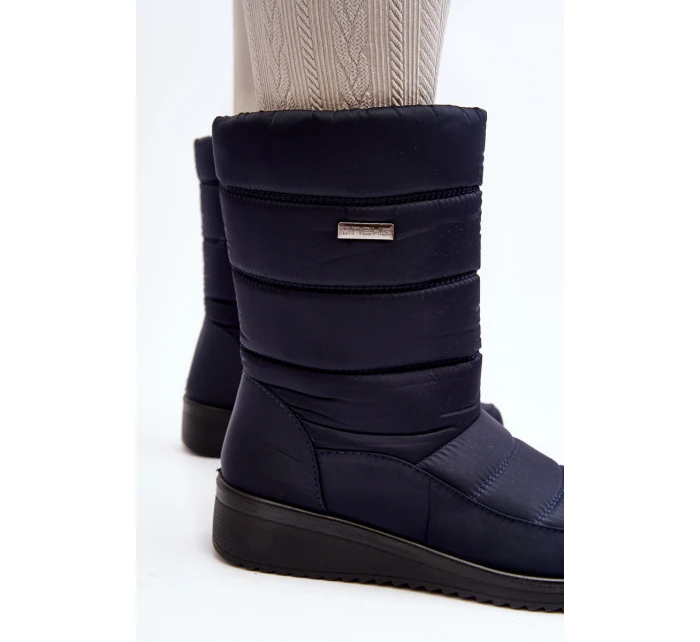 teplé boty na klínku Černé model 21642971 - EVENTO teplé boty na klínku Černé model 21642971 - EVENTO