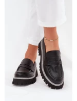 Dámské Mokasíny Na Platformě A Plochém Podpatku Big Star model 21705309 Černé - Big Star Shoes