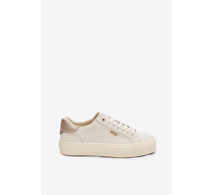 Sneakers na platformě Big Star model 22042659 Béžové - Big Star Shoes Sneakers na platformě Big Star model 22042659 Béžové - Big Star Shoes