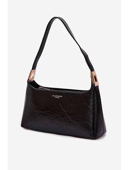 Kožená kabelka Černá model 22111570 - Flora&Co