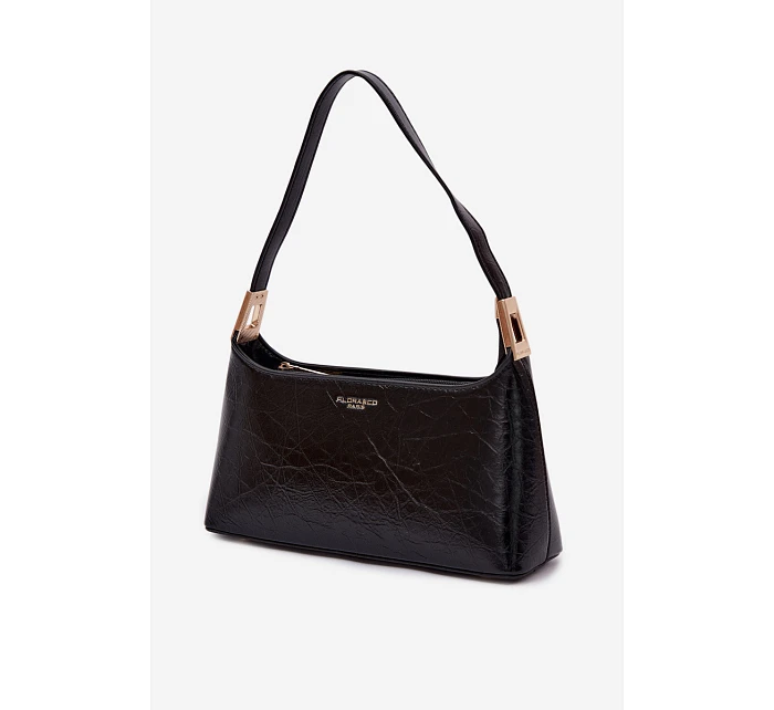 Kožená kabelka Černá model 22111570 - Flora&Co