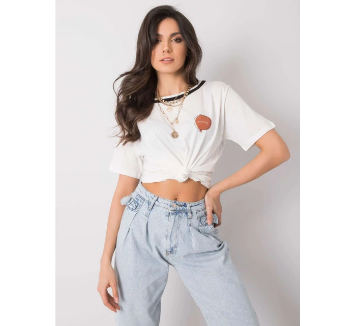 Tričko 217 TS model 15061058 ecru - FPrice Tričko 217 TS model 15061058 ecru - FPrice