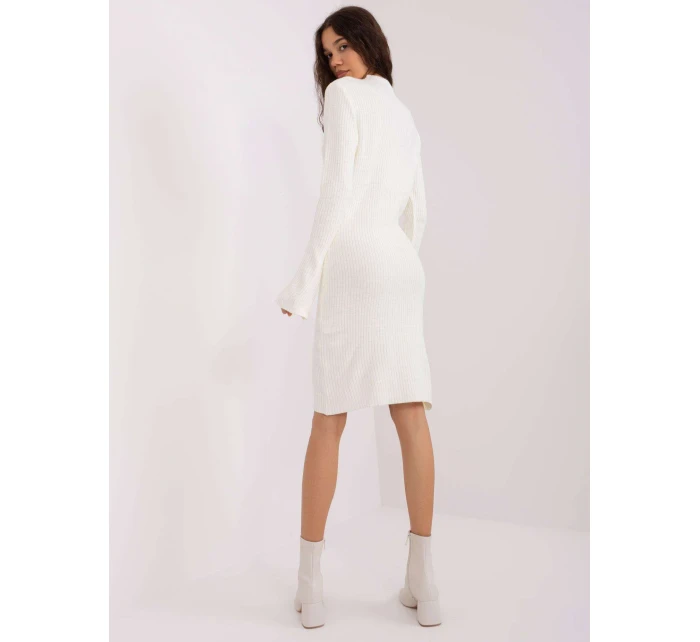 Sukienka BA SK model 19018676 ecru - FPrice Sukienka BA SK model 19018676 ecru - FPrice