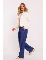 M807 Orezaná bunda s medvedíkom - ecru