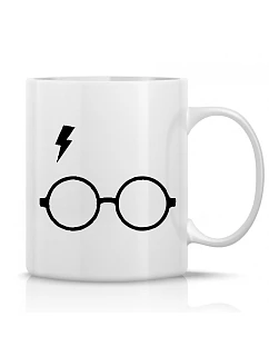 HARRY POTTER - klasický biely keramický hrnček 300 ml