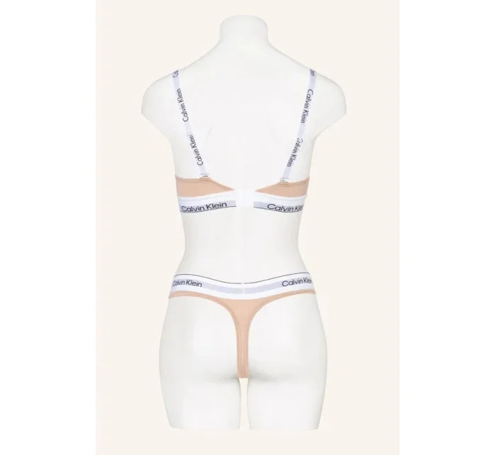 Dámske tangá QF7050E 7NS Beige - Calvin Klein Dámske tangá QF7050E 7NS Beige - Calvin Klein