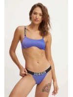 Dámska plavková podprsenka KW0KW02609 C86 Blue - Calvin Klein