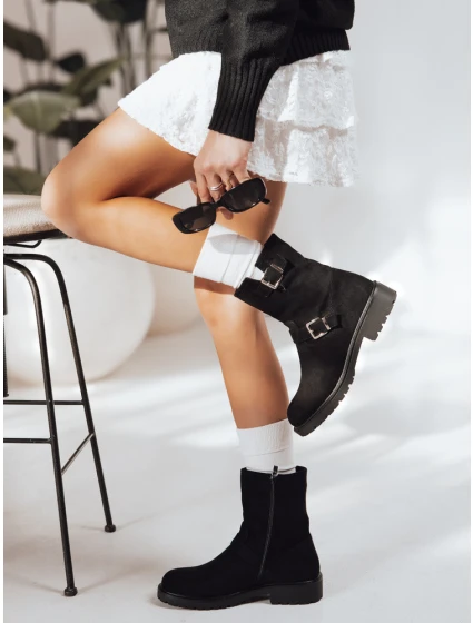 Dámske čierne topánky FashionStreet ZY1218