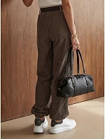 Spodnie damskie joggery z paskiem fango model 22383533 - FashionStreet