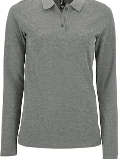 SOL'S Perfect LSL Women Dámské piqué polo s dlouhým rukávem model 22522188 grey melange