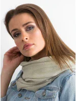 Dámsky tunelový šál AT KM BF48021.31P šedá čierna