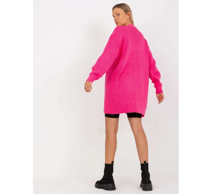 Dámsky sveter LC SW 0267 fluo ružový