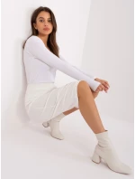 Spódnica RV SD model 18969897 ecru - FPrice Spódnica RV SD model 18969897 ecru - FPrice