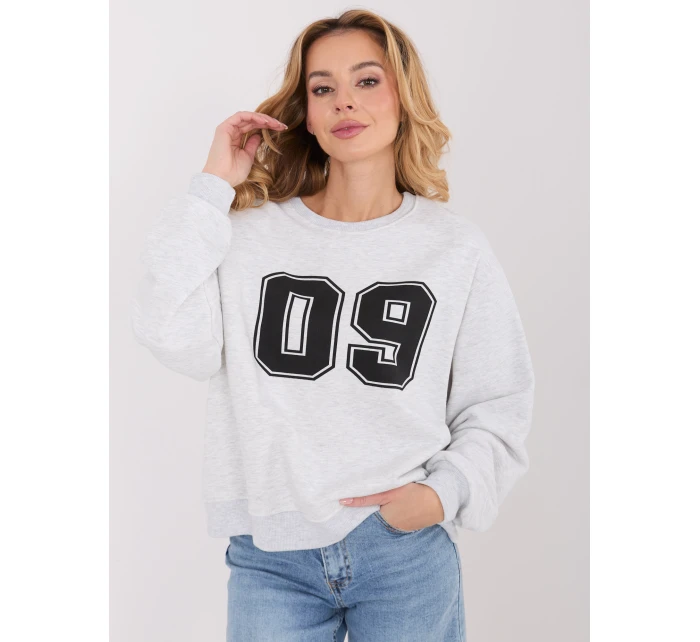 WT BL mikina A1267 1.66 svetlo šedá