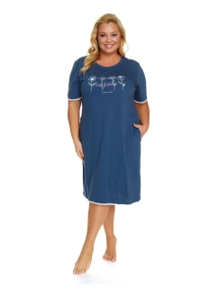 Dámska nočná košeľa 5366 modrá - Doctor Nap