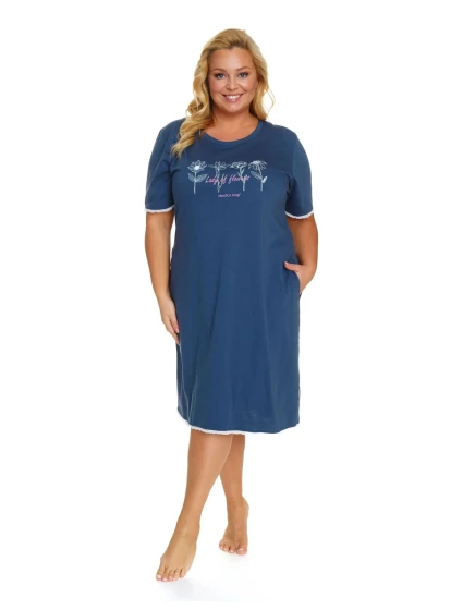 Dámska nočná košeľa 5366 modrá - Doctor Nap
