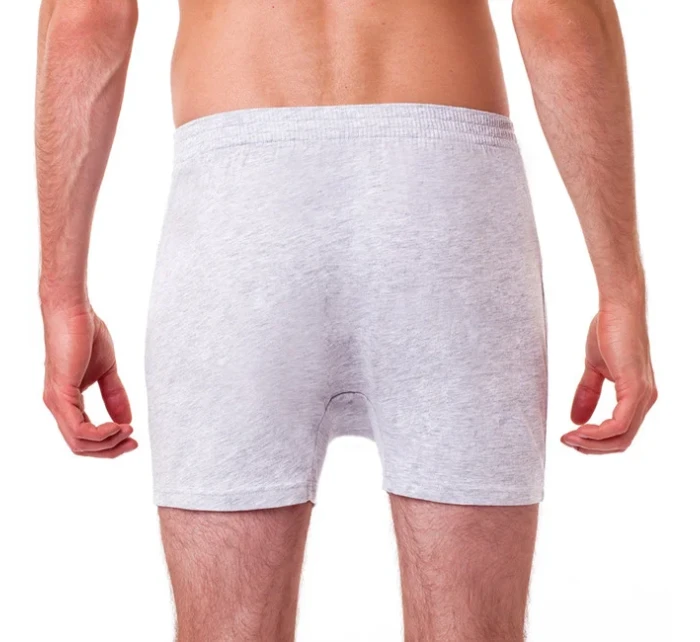 Voľné pánske bavlnené boxerky COTTON BOXER - Bellinda - šedá
