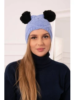 Fleecová čepice 2 modrá model 18751413 - K-Fashion