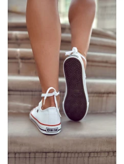 Big Star Damskie Białe Trampki T274022